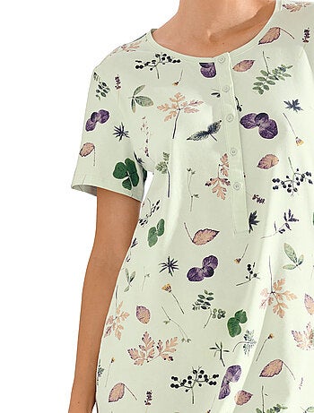 Chemise de nuit manches courtes POMPEYA