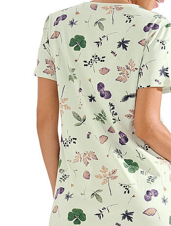Chemise de nuit manches courtes POMPEYA
