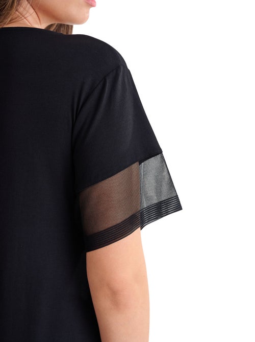 Chemise de nuit manches courtes SIA - Kiabi