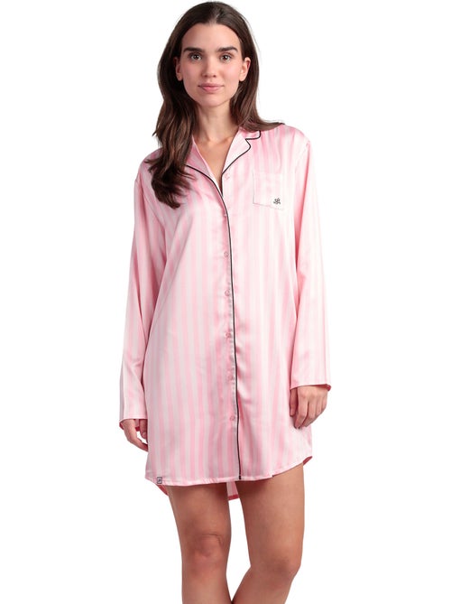 Chemise de nuit manches longues Barbie Elegant - Kiabi