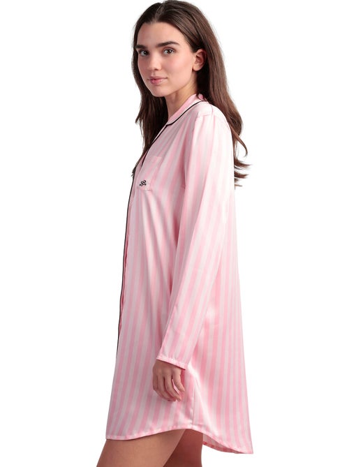 Chemise de nuit manches longues Barbie Elegant - Kiabi