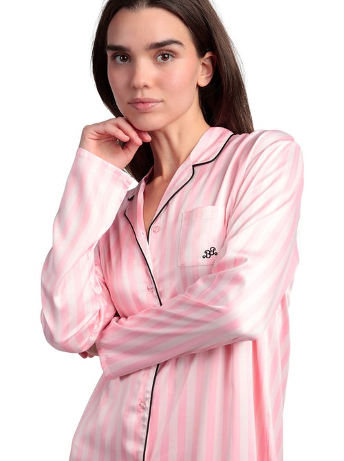 Chemise de nuit manches longues Barbie Elegant - Kiabi