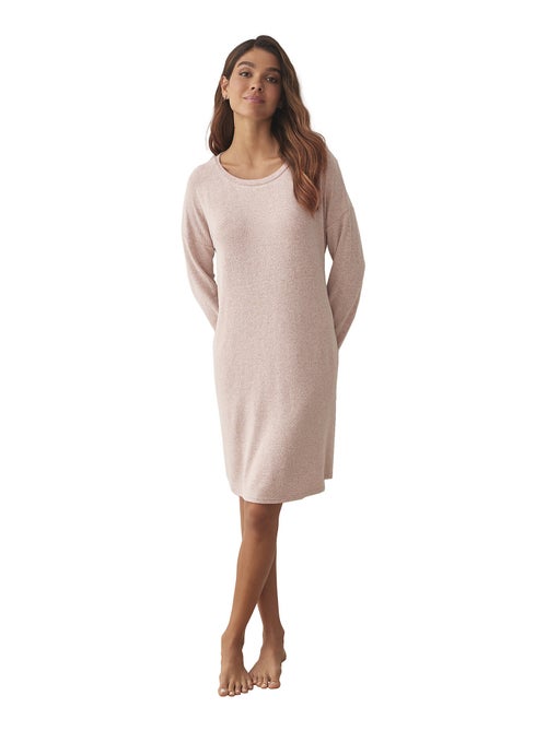 Chemise de nuit manches longues BASIC P82 - Kiabi Chemise de nuit manches longues BASIC P82 - Kiabi