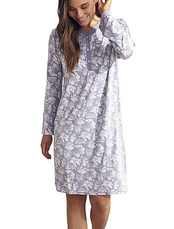 Chemise de nuit manches longues Branches