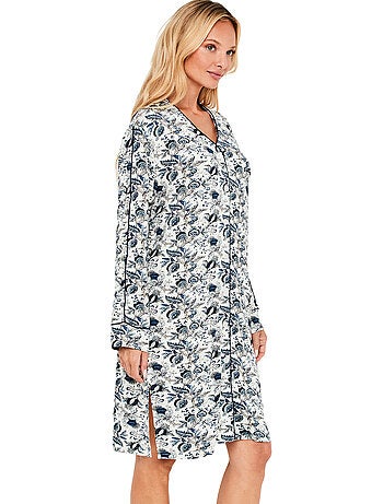 Chemise de nuit manches longues chic bamboo