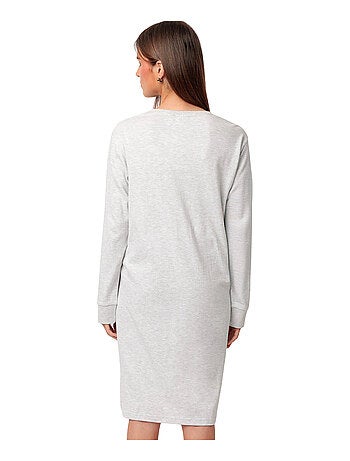 Chemise de nuit manches longues Classic Interlock