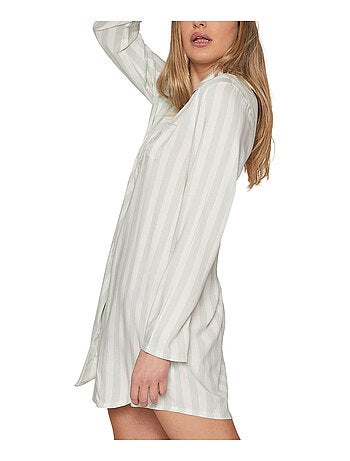 Chemise de nuit manches longues Classic Stripes