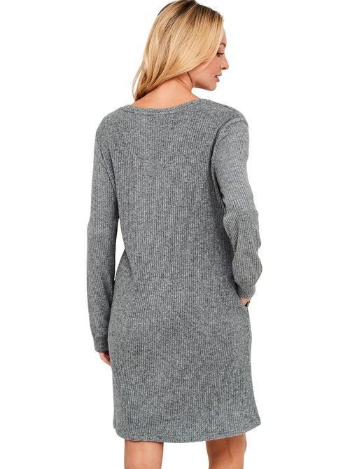 Chemise de nuit manches longues dreamood - Kiabi
