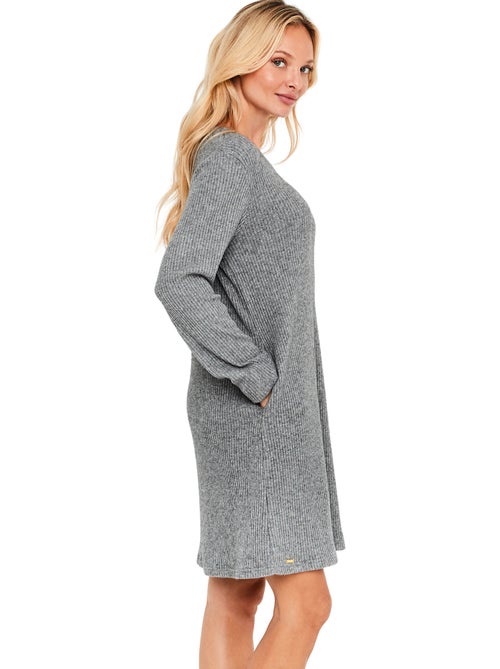 Chemise de nuit manches longues dreamood - Kiabi