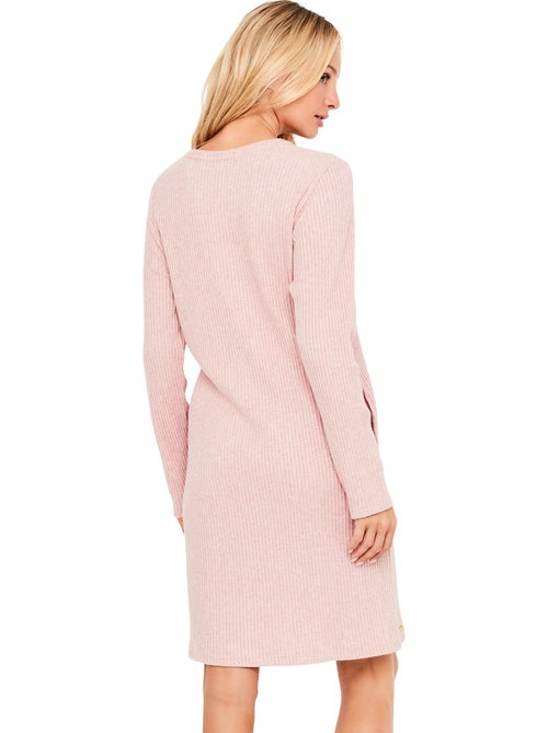 Chemise de nuit manches longues dreamood - Kiabi Chemise de nuit manches longues dreamood - Kiabi