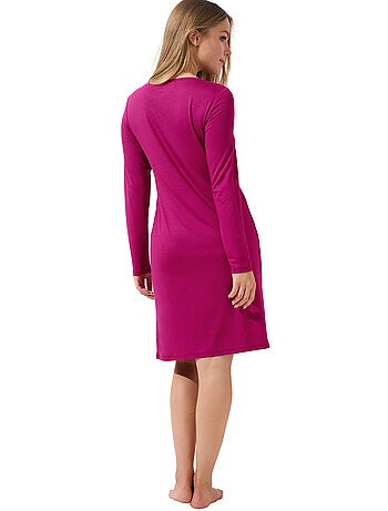 Chemise de nuit manches longues EVELYN