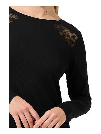 Chemise de nuit manches longues EVELYN