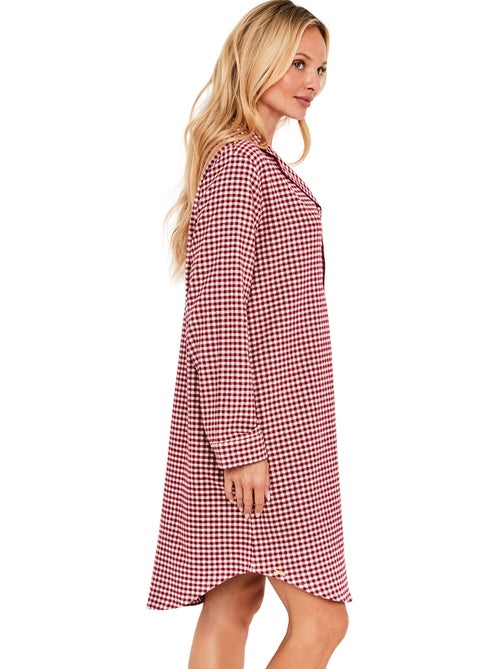 Chemise de nuit manches longues french twin - Kiabi Chemise de nuit manches longues french twin - Kiabi