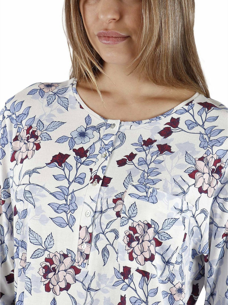 Chemise de nuit manches longues It Is Like Magic Ecru - Kiabi
