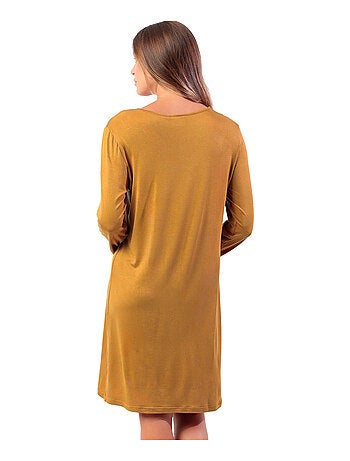 Chemise de nuit manches longues Lisos