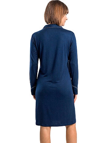 Chemise de nuit manches longues luxury pearl