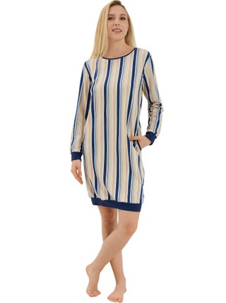 Chemise de nuit manches longues Maxine