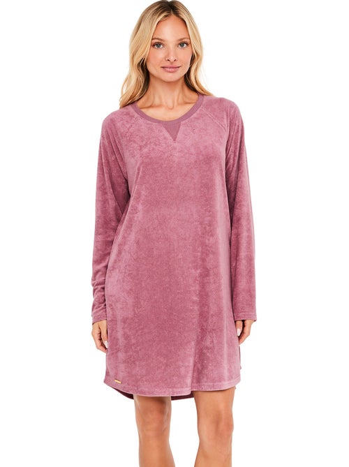 Chemise de nuit manches longues mellow - Kiabi Chemise de nuit manches longues mellow - Kiabi