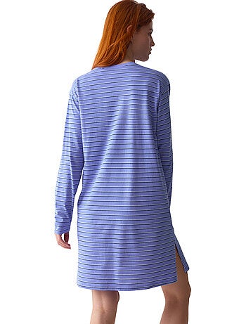 Chemise de nuit manches longues minimalistic