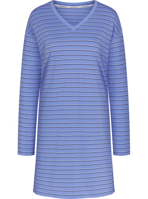 Chemise de nuit manches longues minimalistic - Kiabi