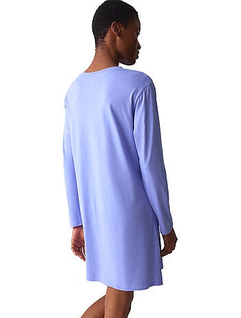 Chemise de nuit manches longues minimalistic