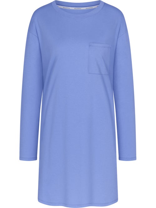 Chemise de nuit manches longues minimalistic - Kiabi Chemise de nuit manches longues minimalistic - Kiabi