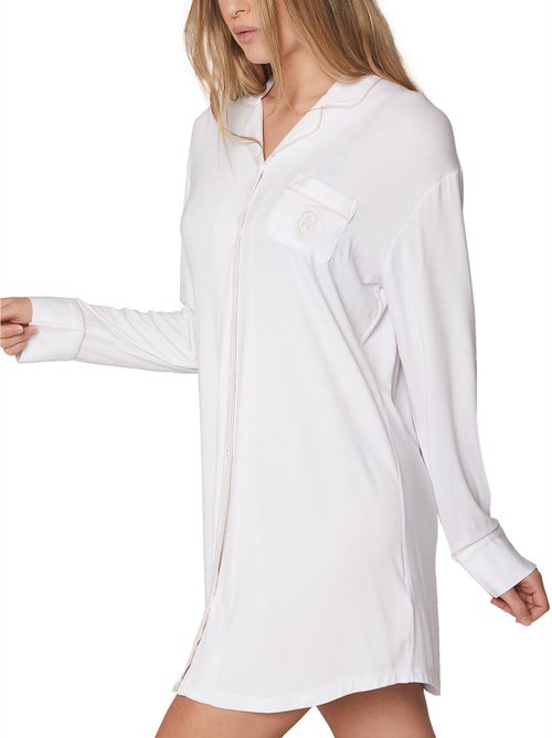 Chemise de nuit manches longues Night Soft - Kiabi