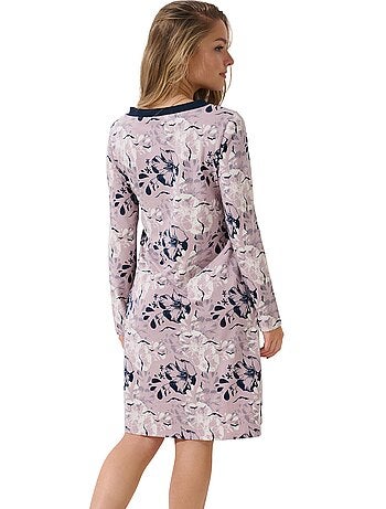 Chemise de nuit manches longues Ocean