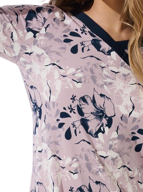 Chemise de nuit manches longues Ocean - Kiabi