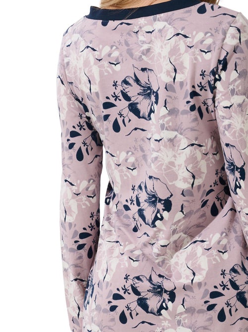 Chemise de nuit manches longues Ocean - Kiabi