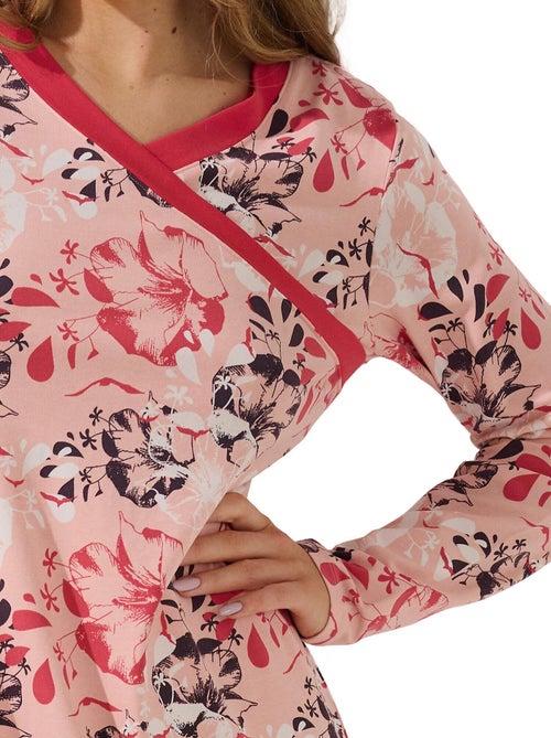 Chemise de nuit manches longues Ocean - Kiabi