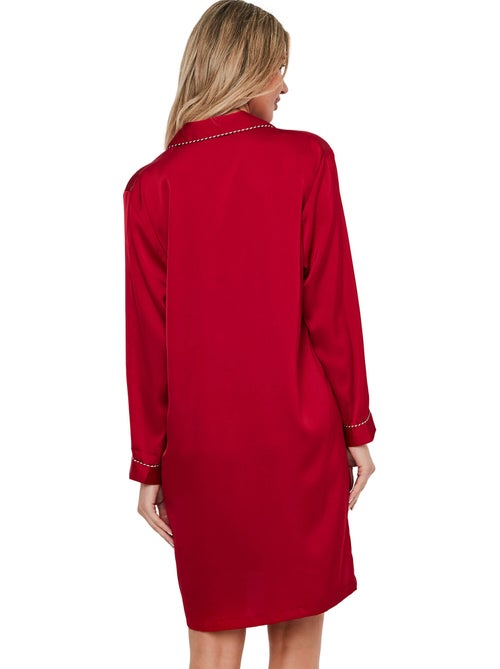 Chemise de nuit manches longues one gloss - Kiabi Chemise de nuit manches longues one gloss - Kiabi
