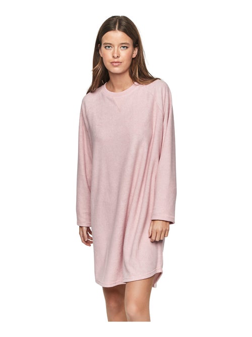 Chemise de nuit manches longues P103 CUDDLY - Kiabi