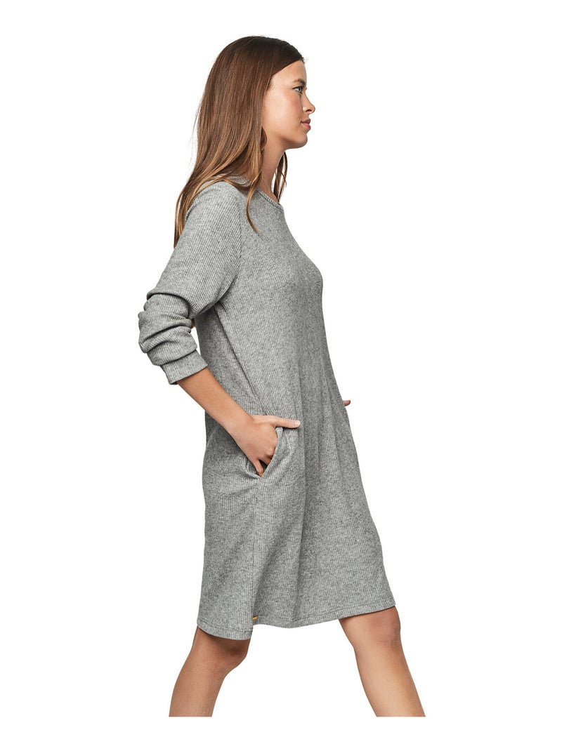 Chemise de nuit manches longues P106 CLOUD NINE Gris - Kiabi