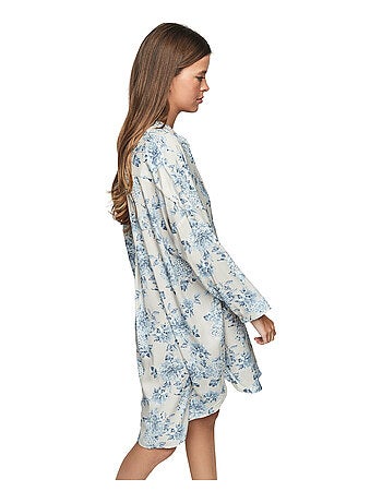 Chemise de nuit manches longues P107 JARDINS SECRETS