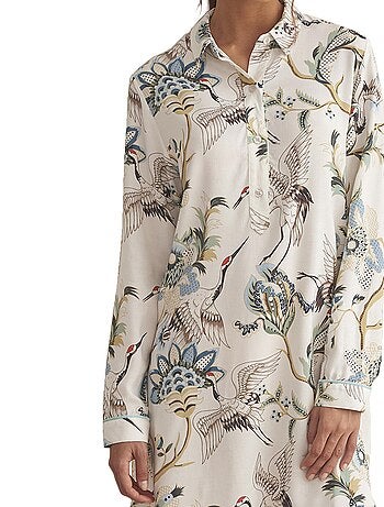 Chemise de nuit manches longues PAJAROS