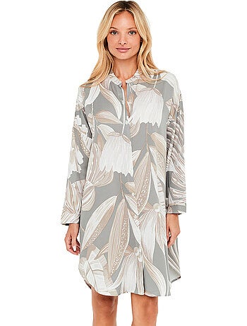 Chemise de nuit manches longues premium drape