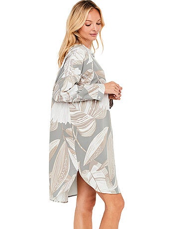 Chemise de nuit manches longues premium drape