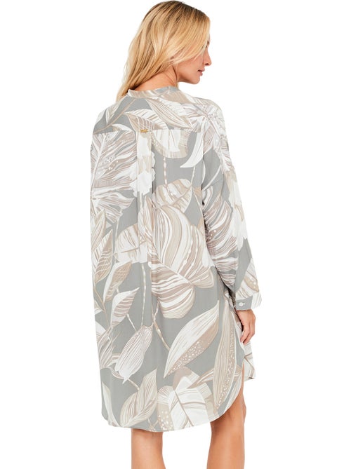 Chemise de nuit manches longues premium drape - Kiabi Chemise de nuit manches longues premium drape - Kiabi