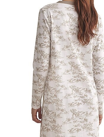 Chemise de nuit manches longues ROMANTICA