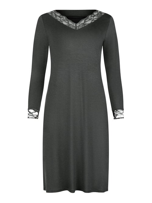 Chemise de nuit manches longues RUTH - Kiabi