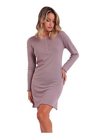 Chemise de nuit manches longues Soft Canale