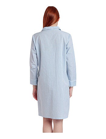 Chemise de nuit manches longues Stripes Home