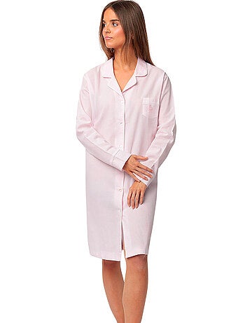 Chemise de nuit manches longues Stripes Home