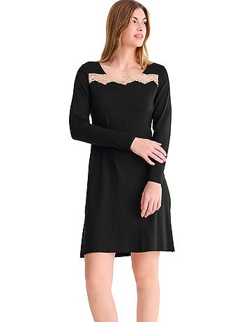 Chemise de nuit manches longues tania