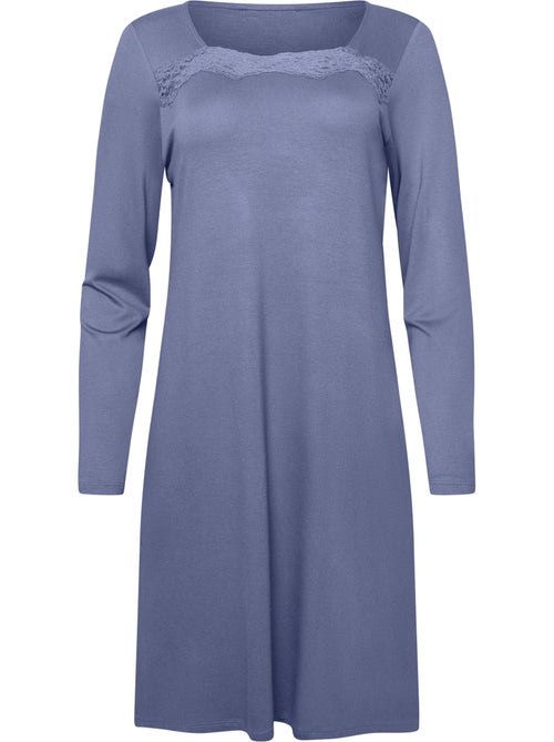 Chemise de nuit manches longues tania - Kiabi Chemise de nuit manches longues tania - Kiabi