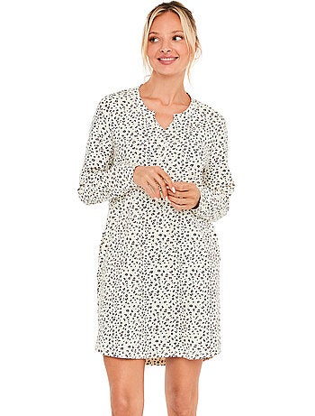 Chemise de nuit manches longues wild calm