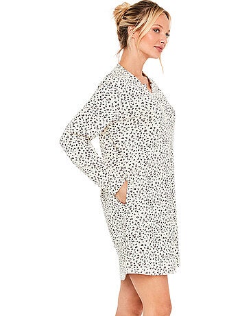 Chemise de nuit manches longues wild calm