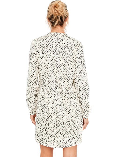 Chemise de nuit manches longues wild calm - Kiabi
