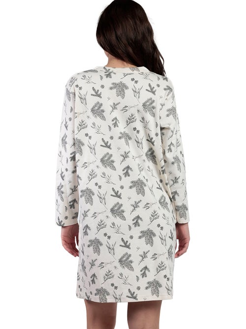 Chemise de nuit manches longues Winter Wood - Kiabi Chemise de nuit manches longues Winter Wood - Kiabi